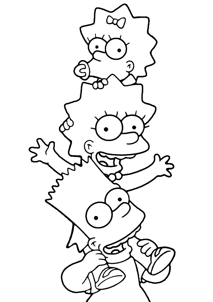 Os Simpsons assistem TV